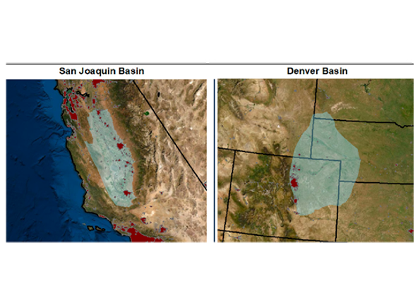 Comprehensive Estimation of Basin-Wide Methane Emissions from the San Joaquin Valley and Denver Oil and Gas Basins Using a Multi-Tiered Measurement and Analysis Framework