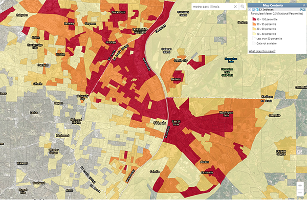 Multi-Tiered Air Quality Monitoring and Air Toxics Sampling in East St. Louis, Illinois