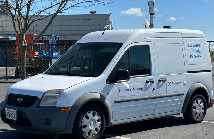 Air Quality Mapping in Sacramento with a Research-Grade Mobile Platform