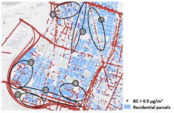 Monitoring black carbon, toxic metals and road dust in West Oakland, CA